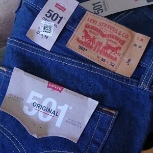 Sold 1 Original Buttonfly Stretch Jeans Size 35X32
